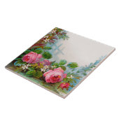 CARREAU ROSES ET JASMINES BEAUTÉ FLORALE (Côté)