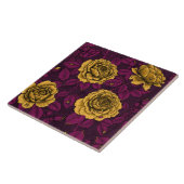 Carreau Roses jaunes (Côté)