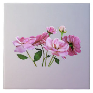 Carreau Roses minuscules roses