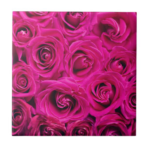 Carreau Roses roses (Amour et Romance)