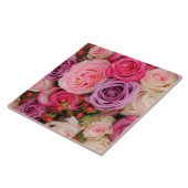 Carreau Roses roses mixtes par Therosegarden (Côté)