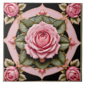 Carreau Roses roses roses Belle collection tendance (Devant)