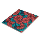 Carreau Roses rouges (Côté)