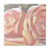 Carreau Roses thé du jardin (Devant)