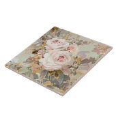 Carreau Roses vintages rose/blanche (Côté)