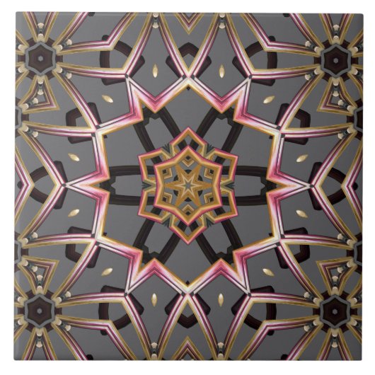 Carreau Rosette Dorée (Devant)