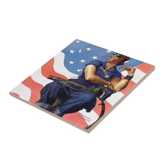 Carreau Rosie la riveteuse (Côté)