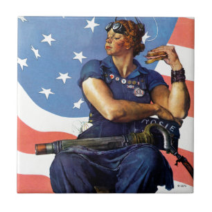 Carreau "Rosie le Riveter"
