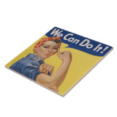 Carreau Rosie le Riveter : Une femme forte pour l'autonomi (Côté)