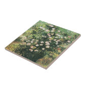 Carreau Rosier en fleurs de Vincent van Gogh (Côté)