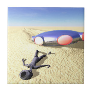 Carreau Roswell comme la tuile d'accident d'UFO