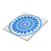 Carreau Roue à eau bleue (Côté)