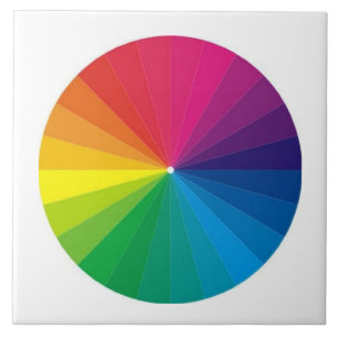 CARREAU ROUE DE COULEUR