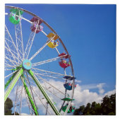 Carreau Roue Ferris colorée (Devant)