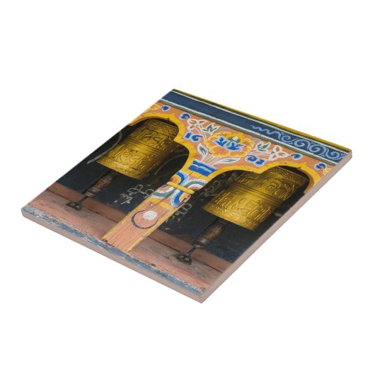 Carreau Roues de prière (Côté)