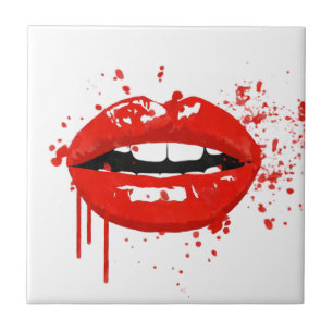 Carreau Rouge lèvres baiser beauté maquillage mode