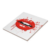 Carreau Rouge lèvres baiser beauté maquillage mode (Côté)