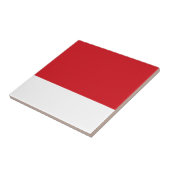 Carreau Rouge rayé (Côté)