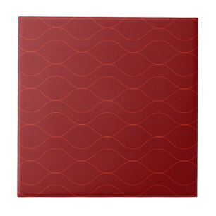 Carreau Rouge, simple, élégant, cool vague abstraction art