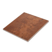 Carreau Rouge terracotta simple rustique (Côté)