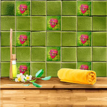 Rouge & Vert Vieux Milagro Mexicain Coeur de charm