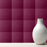 Carreau Rouge violet de couleur solide<br><div class="desc">Design simple et tendance,  couleur violet rouge uni.</div>