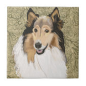 Carreau Rough Collie Portrait (Devant)