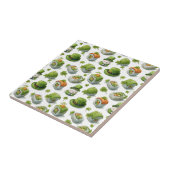 Carreau Roulés de sushi de la Saint-Patrick & Trèfle (Côté)