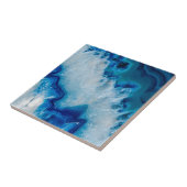 Carreau Royal agate de bleu (Côté)