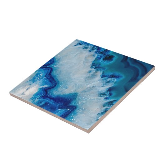 Carreau Royal agate de bleu (Côté)