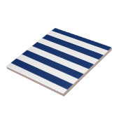 Carreau Royal Blue and White Stripes (Côté)