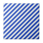 Carreau Royal Blue Combination Stripes par Shirley Taylor<br><div class="desc">Royal blue combination stripes ceramic tile. Click on the customize button to add your text. Image can be rotated or re-sized. Images Copyright © Shirley Taylor. La Réserve des Droits.</div>