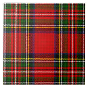 Carreau Royal Stewart Clan Tartan Plaid