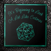 Carreau RPG Critmas | Lime Green Tabletop Role Player Dice