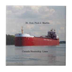 Carreau Rt. L'hon. Paul J. Martin tile