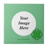 Carreau Ruban de trèfle vert par Kenneth Yoncich (Devant)