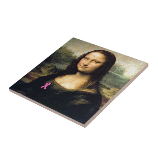 Carreau Ruban rose Mona Lisa (Côté)