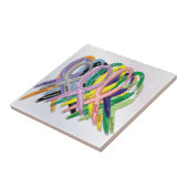 Carreau Rubans de conscience de Cancer (Côté)