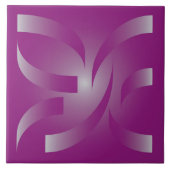 Carreau Rubans magenta (Devant)