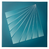 Carreau Rubans turquoise (Devant)