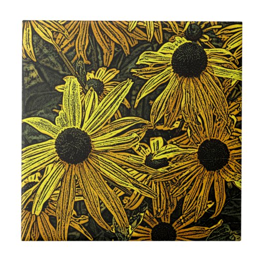 CARREAU RUDBECKIA (Devant)