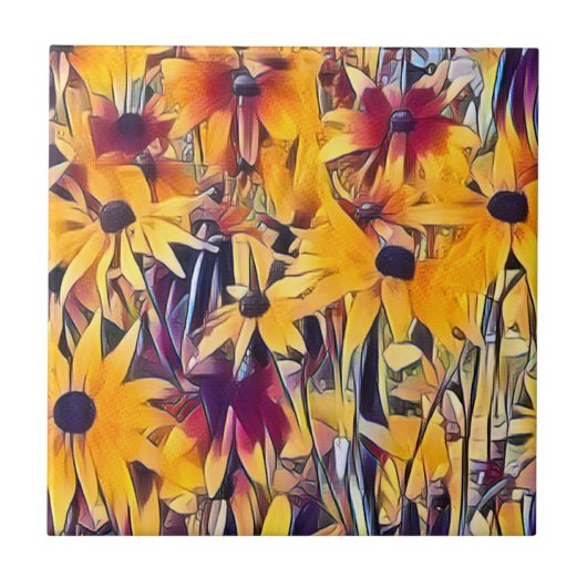 CARREAU RUDBECKIAS (Devant)