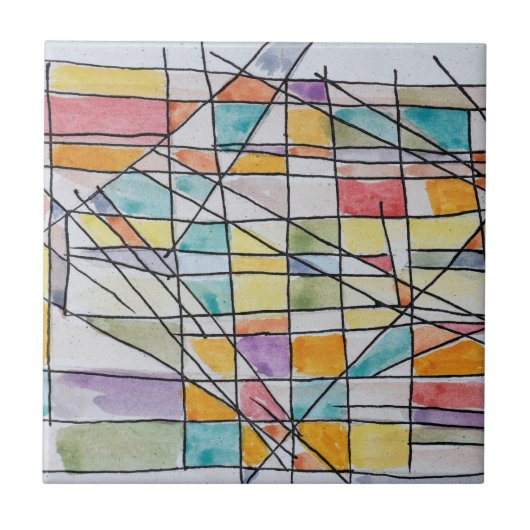 Carreau Rue Abstraite du Vieux Nice| Nice, France (Devant)