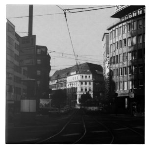Carreau Rue de la ville de Francfort Allemagne vintage