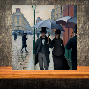 Carreau Rue de Paris sous la pluie - Gustave Caillebot
