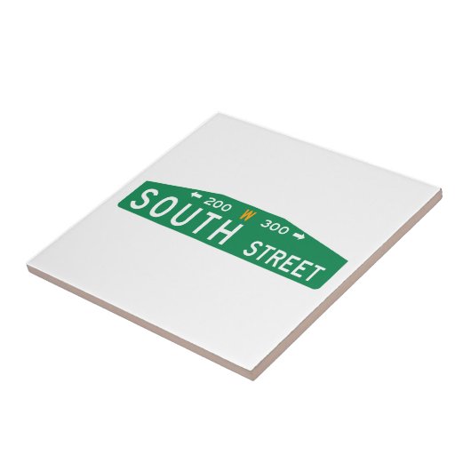 Carreau Rue du sud, Philadelphie, plaque de rue de PA (Côté)