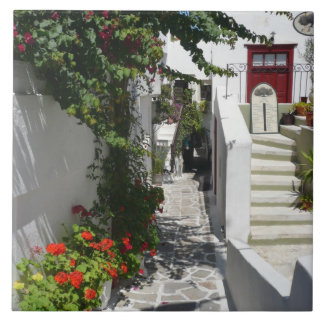 Carreau Rue grecque d'île