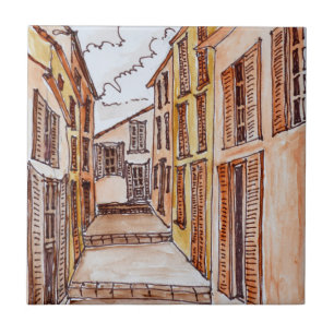 Carreau Rues de Saint-Tropez Côte d'Azur, France