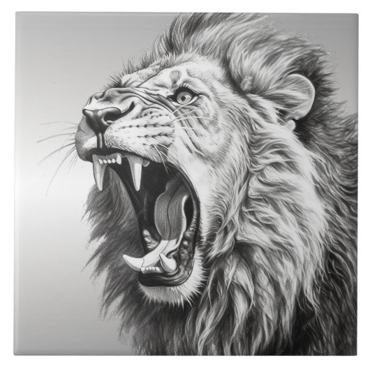 Carreau Rugissement du Lion (Devant)