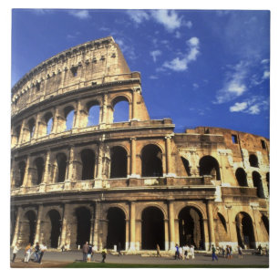 Carreau Ruines célèbres du Colisée à Rome Italie